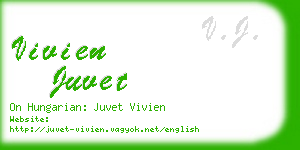 vivien juvet business card